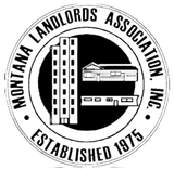 The logo for the montana landlords association established in 1975