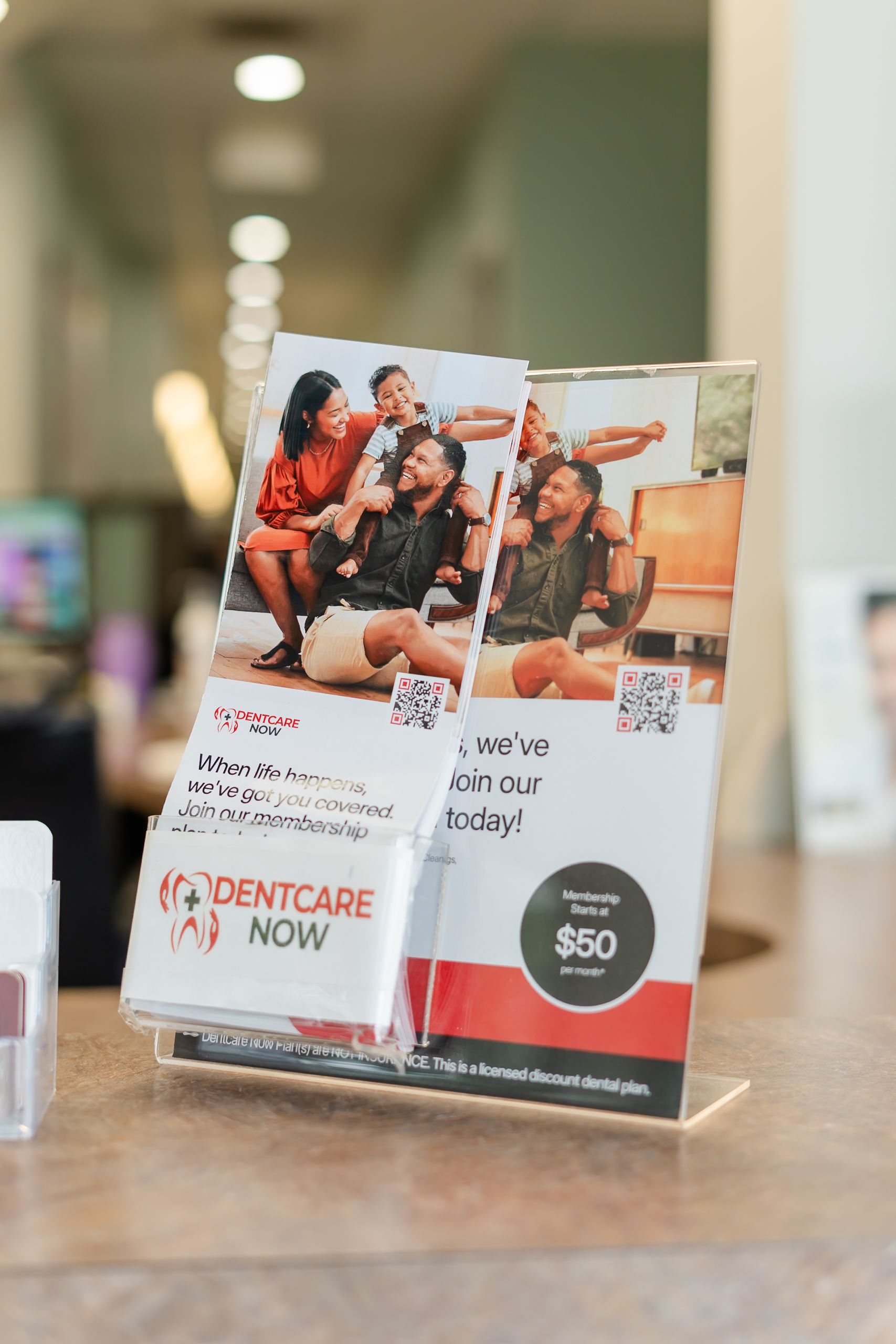 Dentcare Now dental clinic brochure at DentCare Now, emergency dentist serving Fairfax, VA