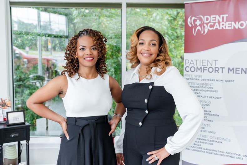 Dr. Johnson and Dr. Bonner at DentCare Now, emergency dentist serving Fairfax, VA