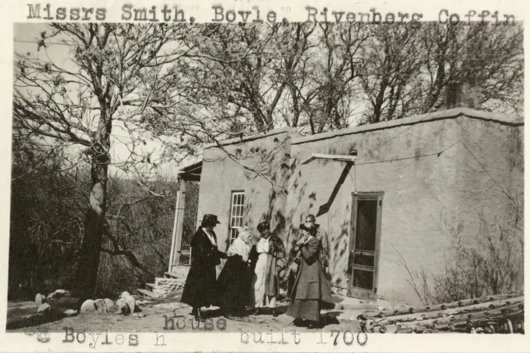Historic exterior view of the Boyle House in Santa Fe