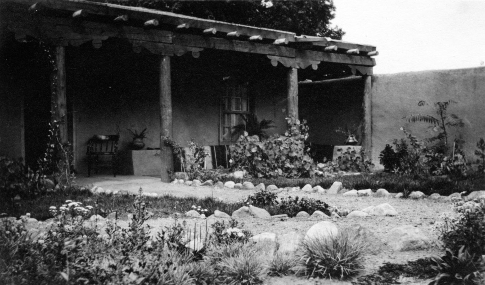 The portal & its garden