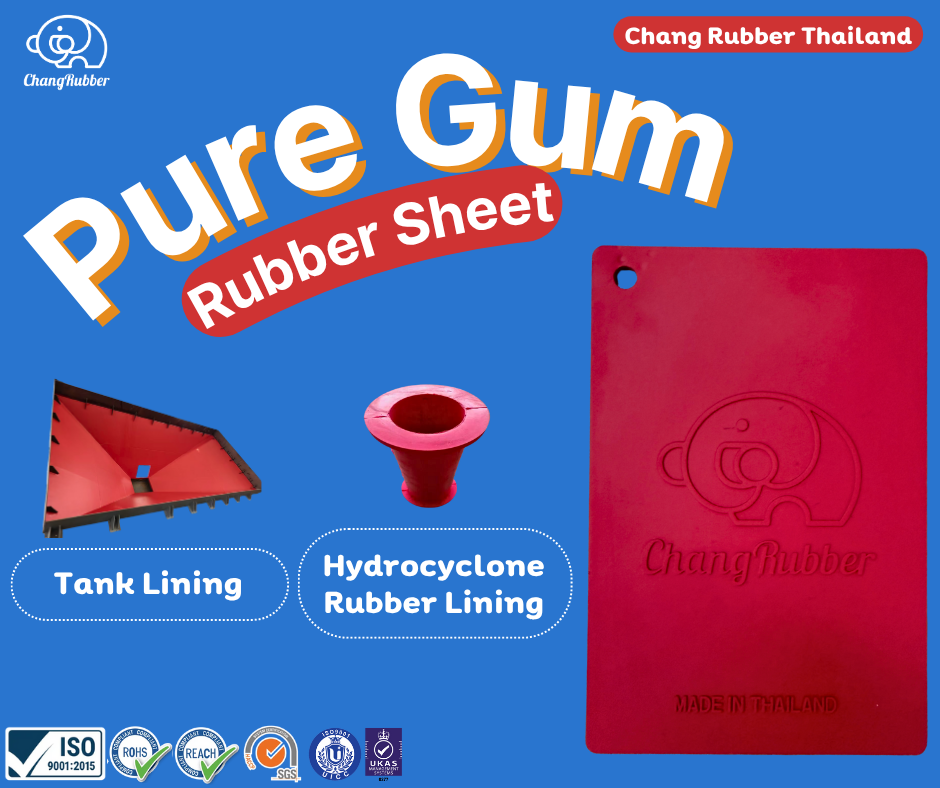 Pure Gum Rubber Sheet 