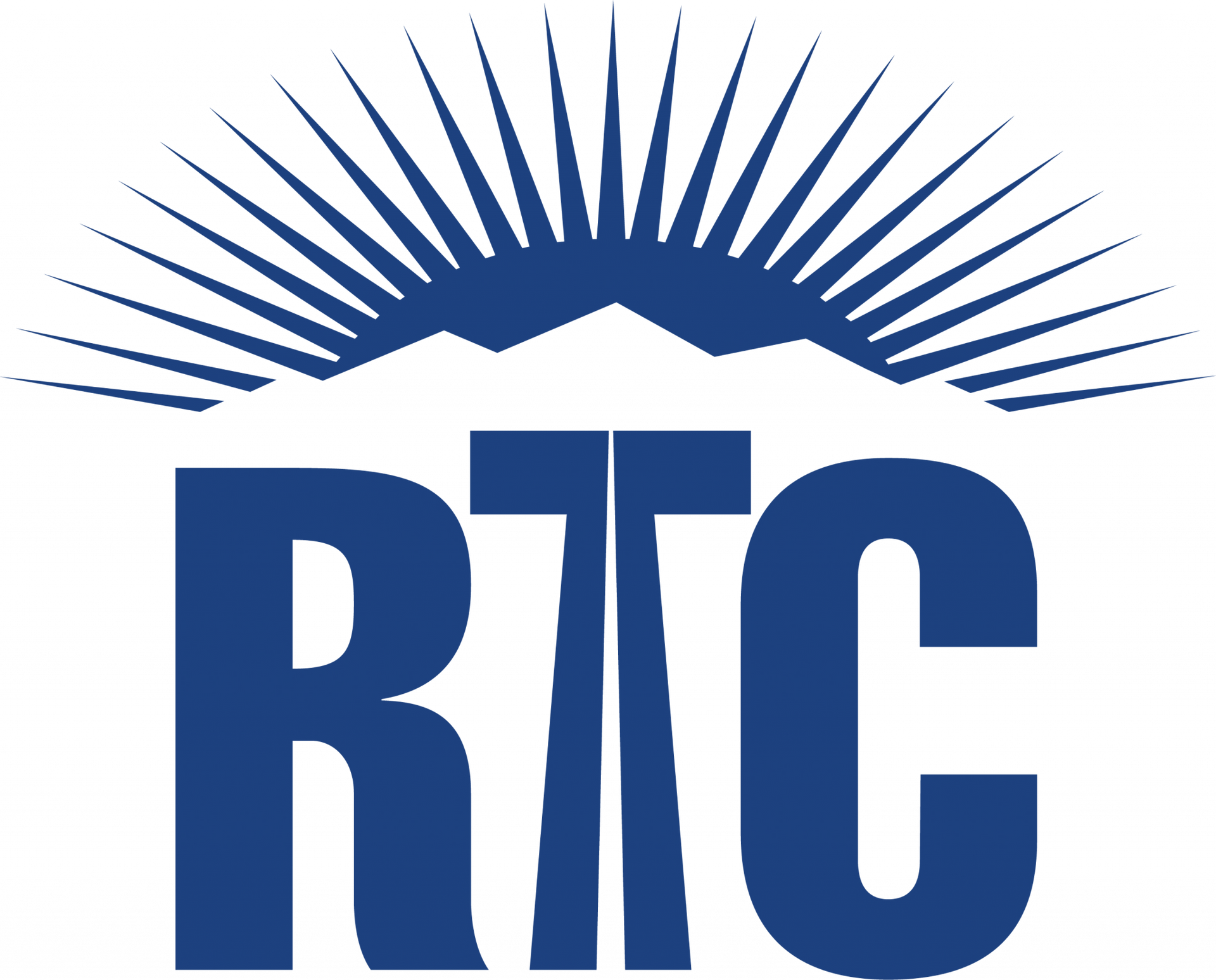 Blue logo: 