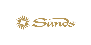 Sands logo with a sunburst symbol next to the word 