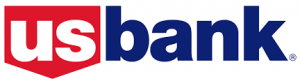 US Bank logo: red and white 