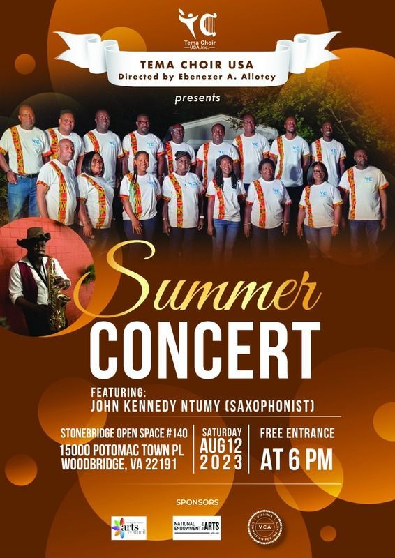 Summer concert flyer