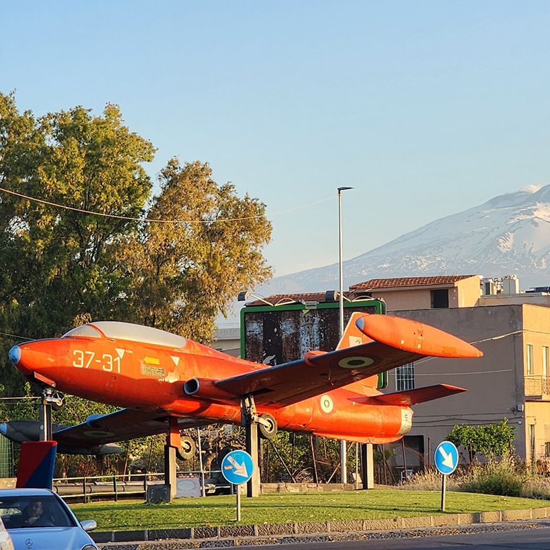 Traffic circle near Aeroporto Vincenzo Bellini, Catania