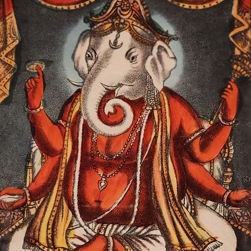 Ganesha, a print from the MFA show