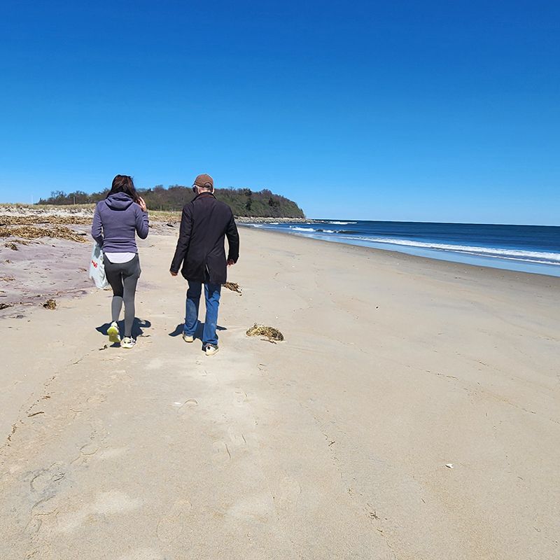 Gail & Peter at Plum Island
