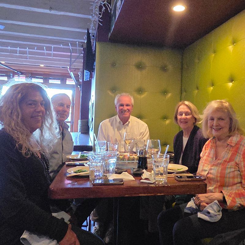 Nancy, Peter, Bill, Betsy & Judie at the