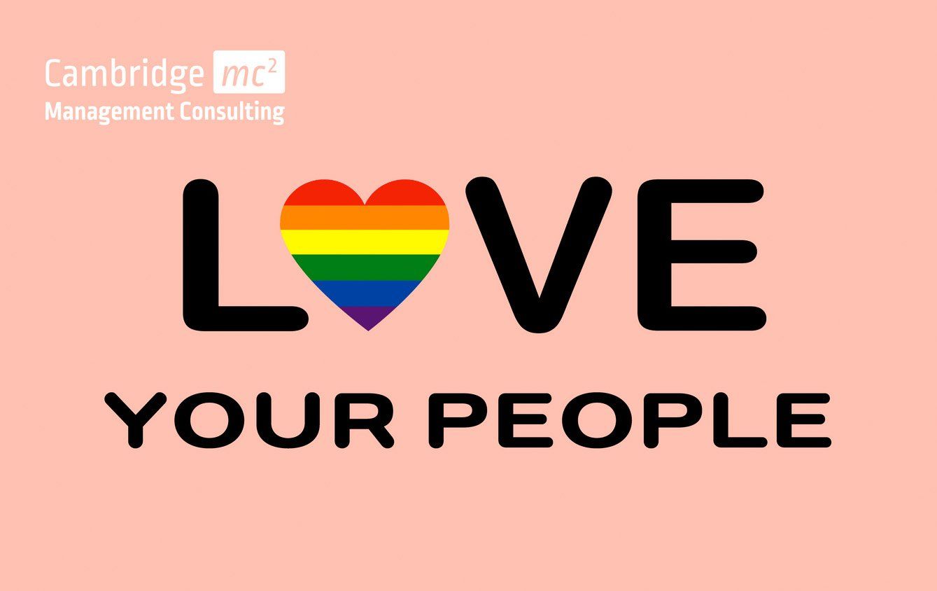 Pink background. Text says Love Your People with a heart for the O