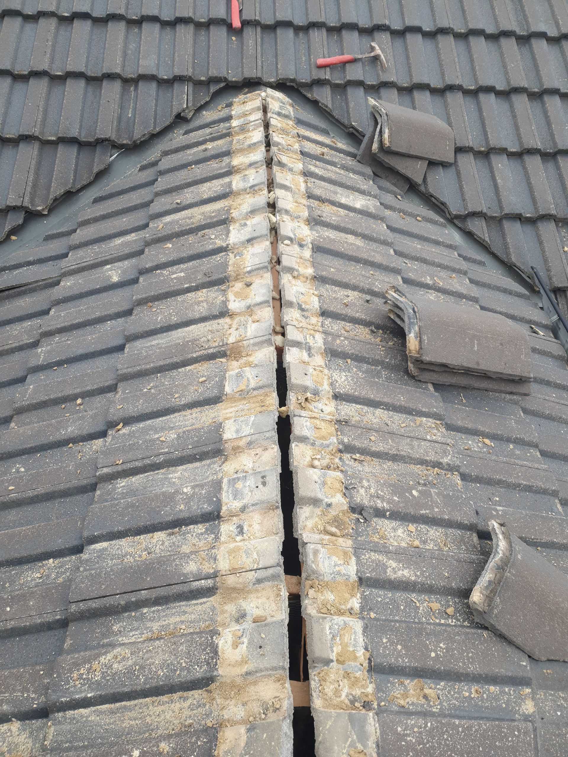 Close up of a tile roofing — Qualified Roofer in Canberra
