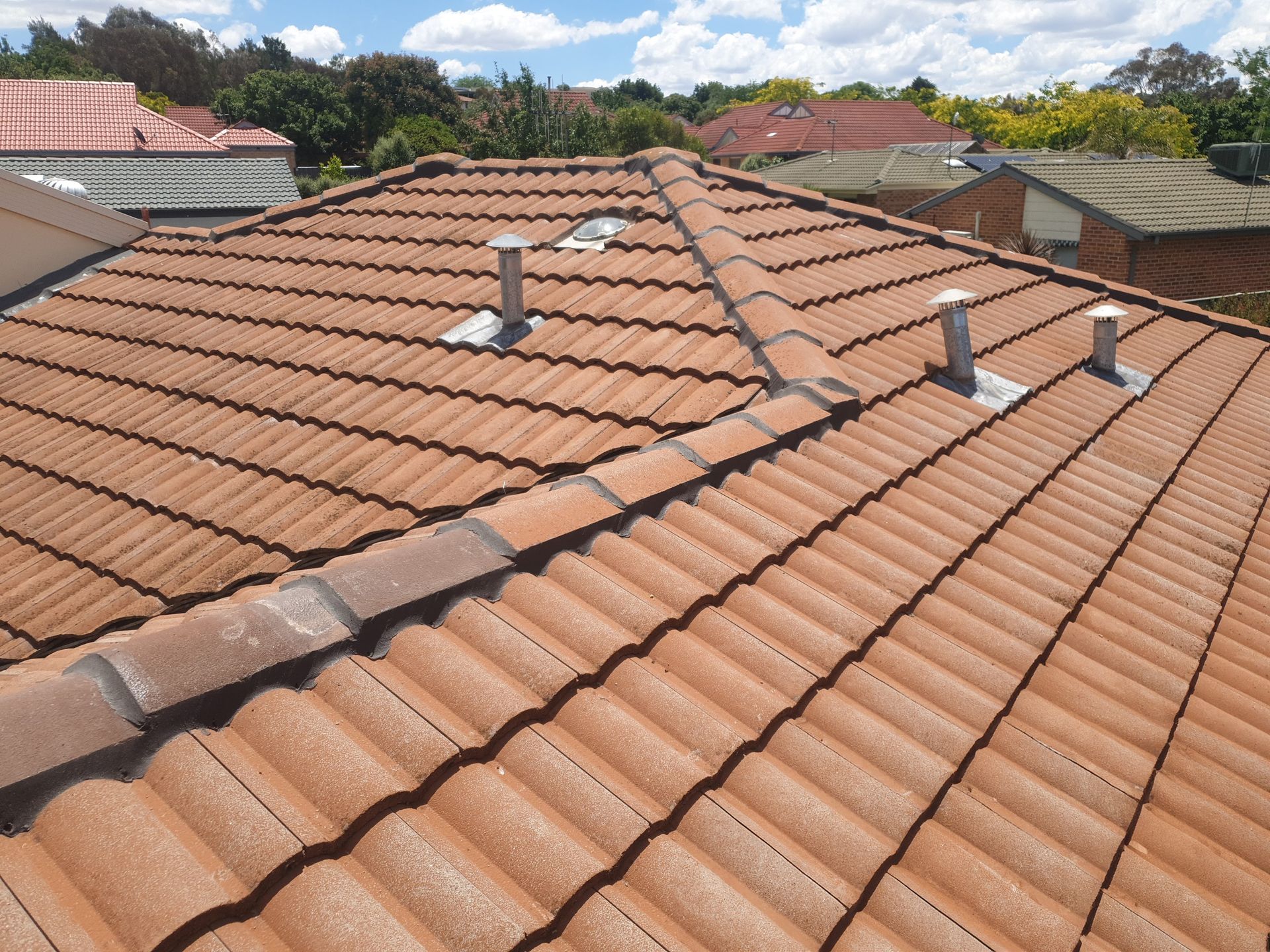 White roof ventilation — Skilled Roofer in Jerrabomberra