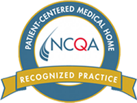 A patient centered medical home recognized practice logo