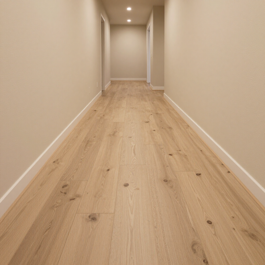 Vinyl plank flooring in Tucson hallway