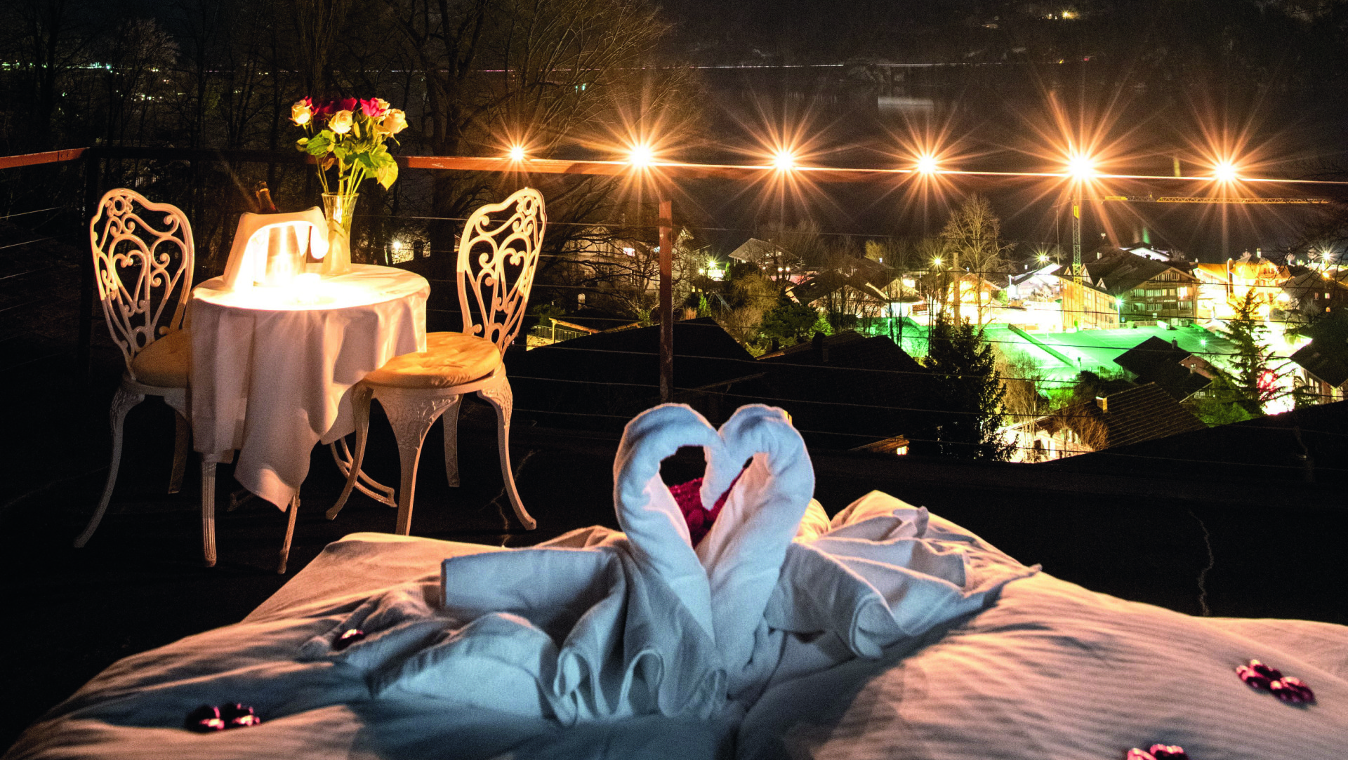 Dachterrasse des Widder-Hotels