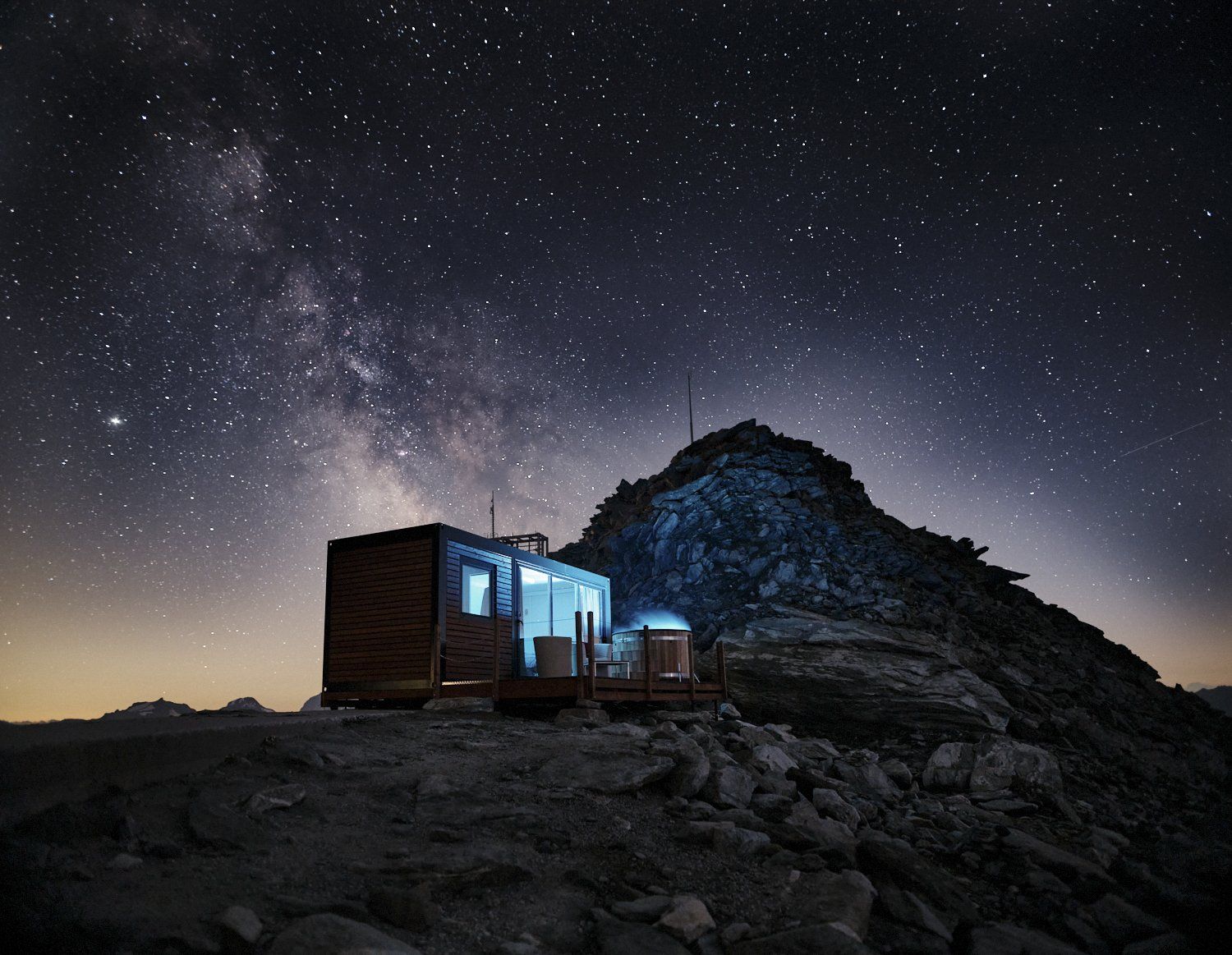 Tiny House Hotel mit Aussicht