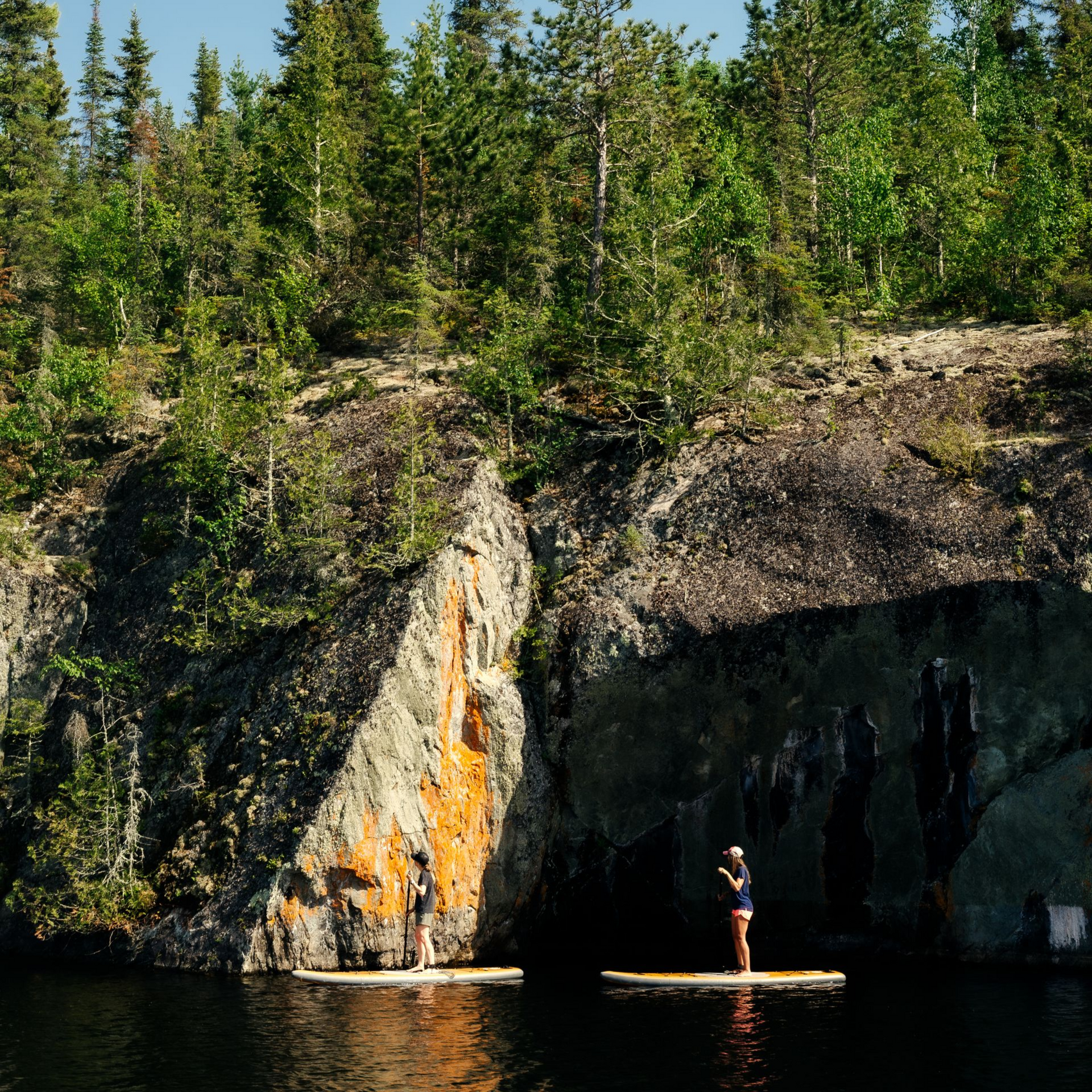 paddleboarding in Duluth, Minnesota