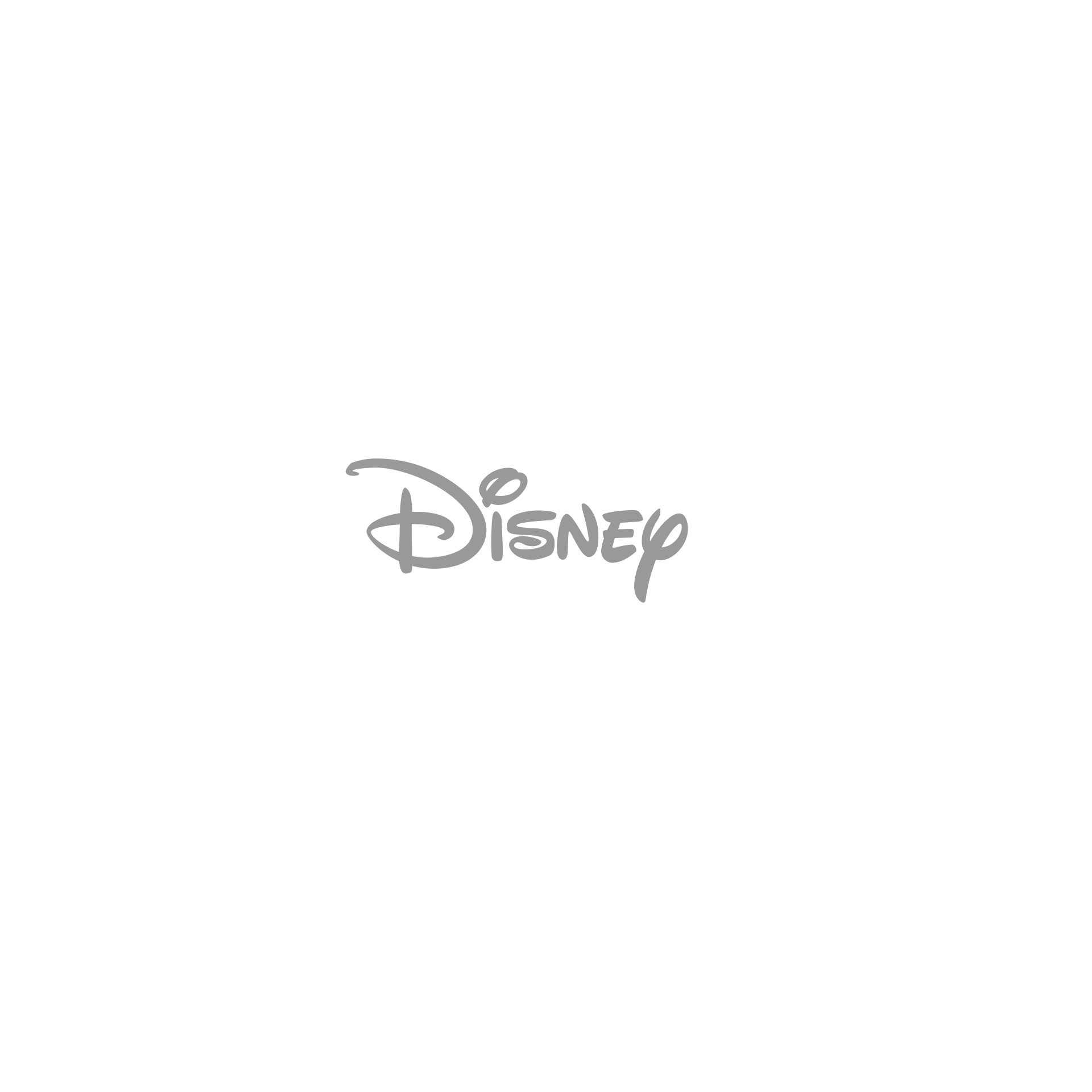 The disney logo is on a white background.