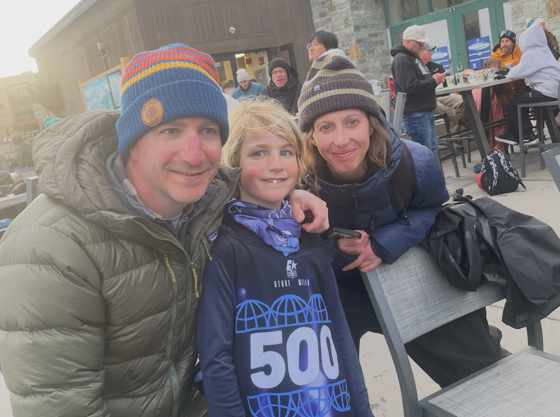 Eli at his first USASA Nationals w/ Dad and Coach Caroline