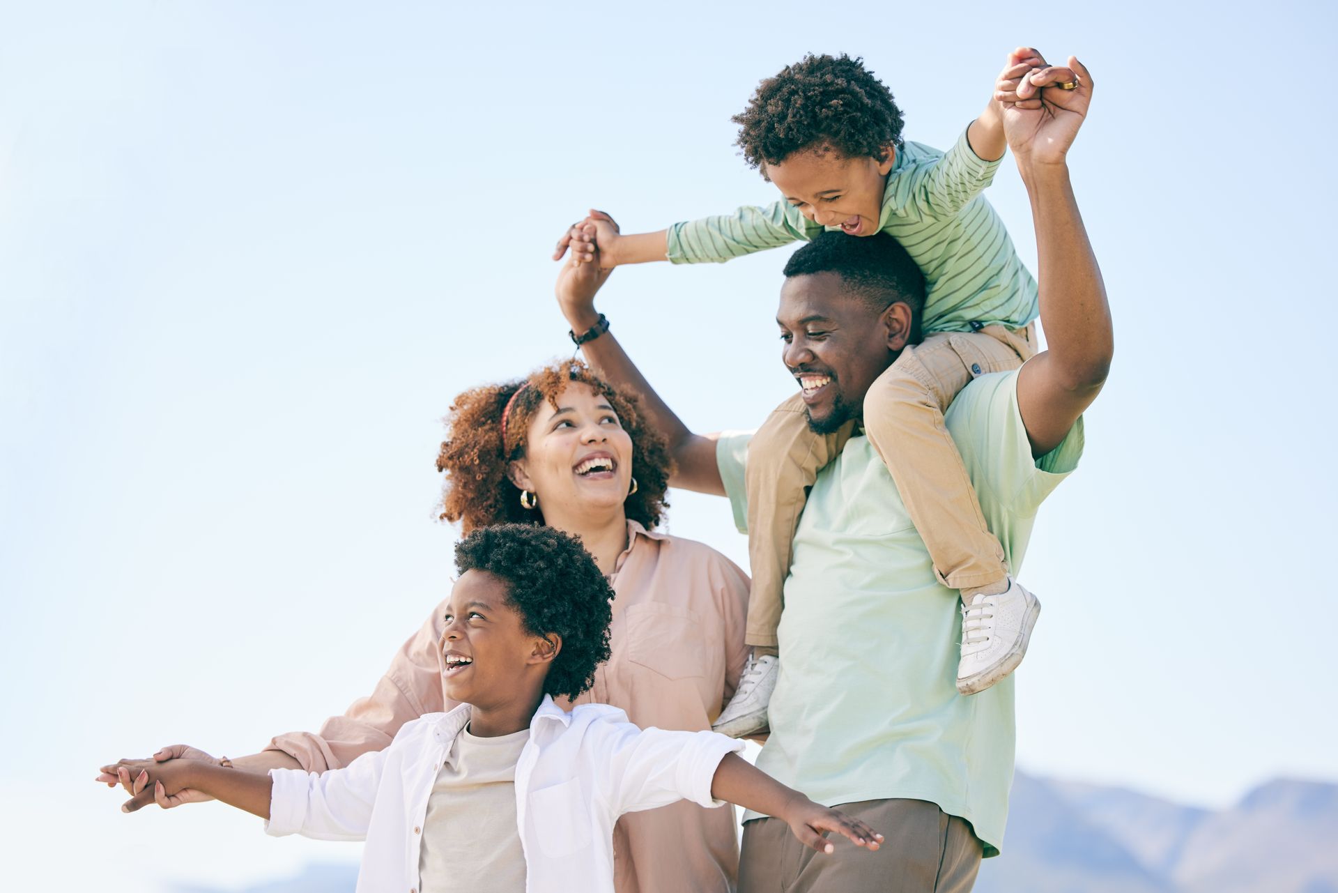 Family on vacation: life insurance keeps your plans protected