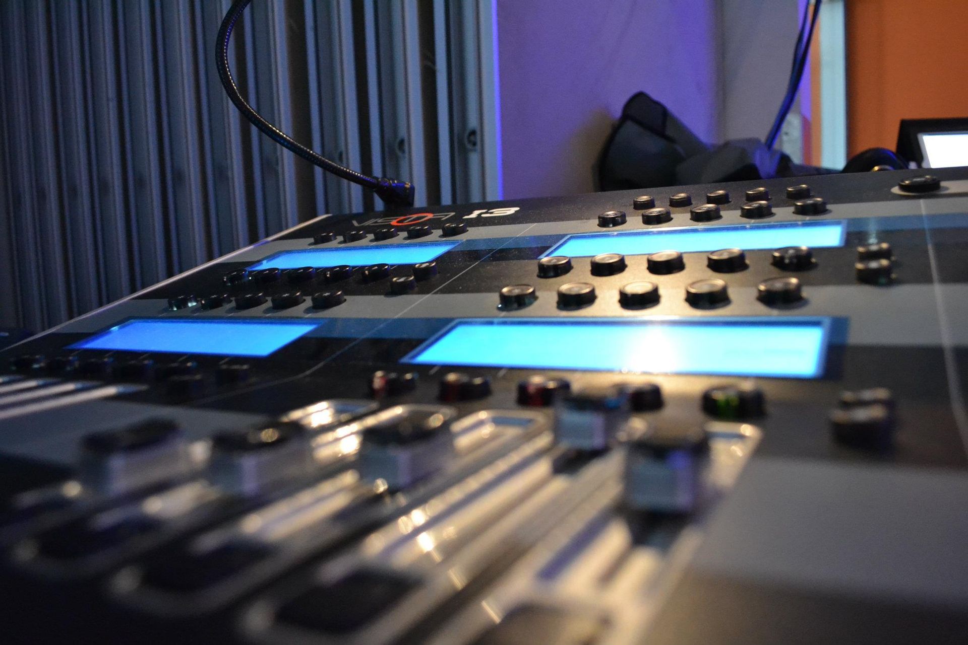 Close-up of a Sound Mixing — Kennedy Amplifier Hire Service In South Mackay, QLD