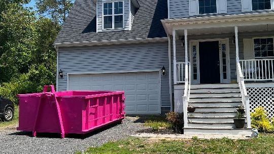 Small residential dumpster rental in Orange VA for decluttering projects