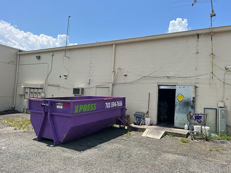 dumpster delivery near James Madison Highway Culpeper VA