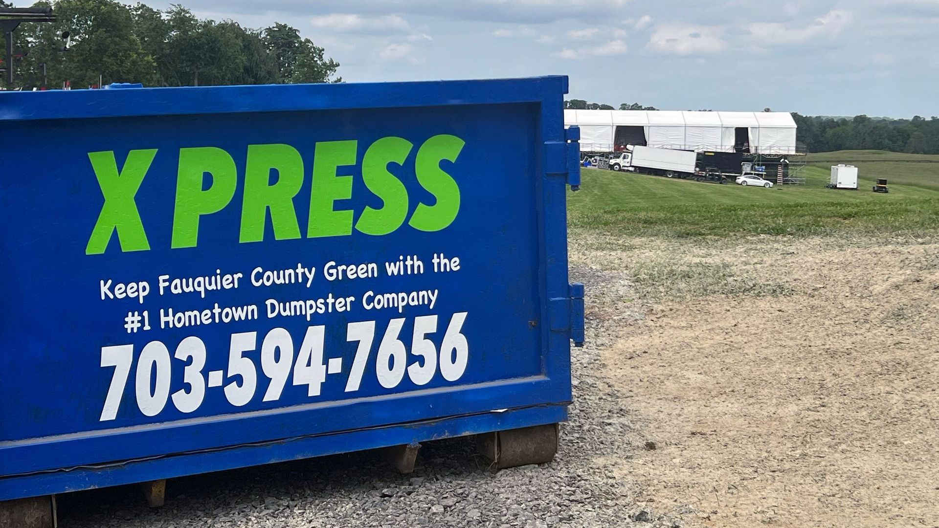 Xpress Dumpster Rentals - Fauquier County's Hometown Dumpster Rental Company