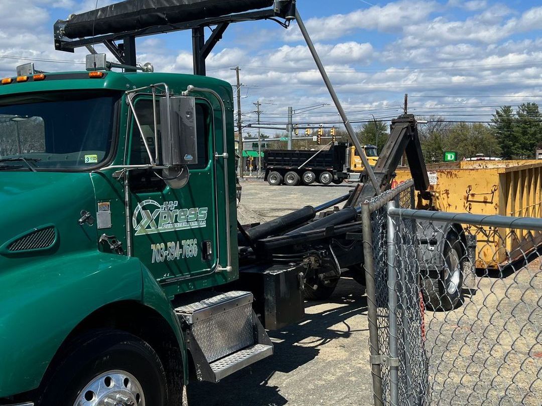 30 yard dumpster for construction site clean-up in Manassas