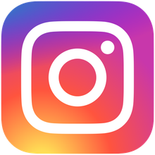 The instagram logo is a square with a camera inside of it.