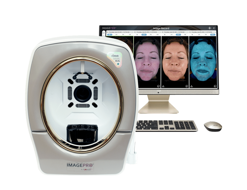 AI skin imaging device at Longevity 360 Med Spa