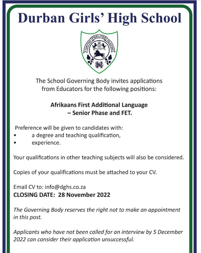 Job Vacancy