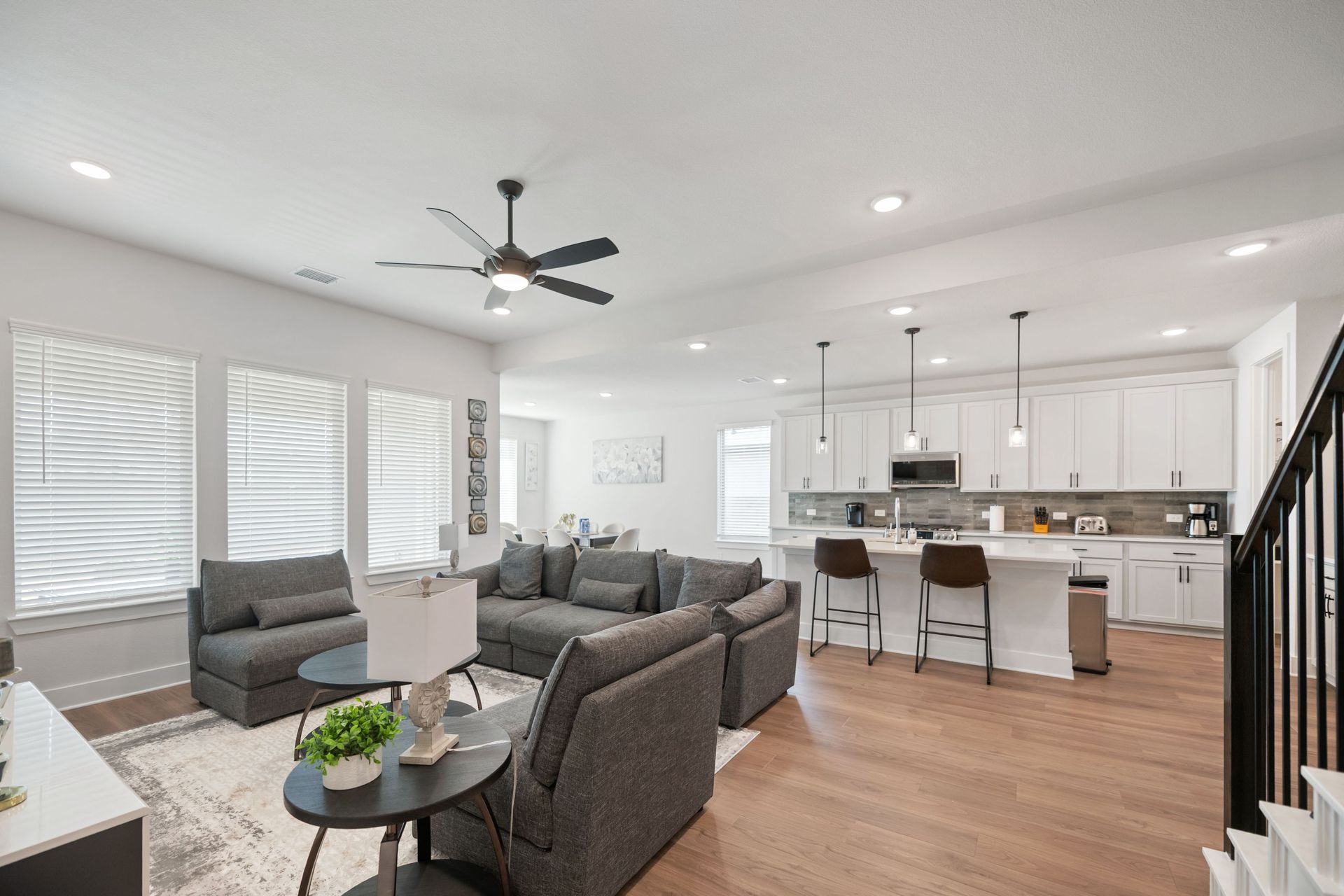 DFW single-family rental converted into premium furnished housing