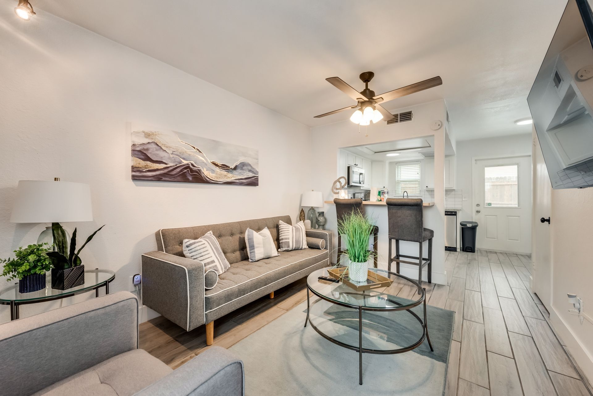 Luxury staged living room