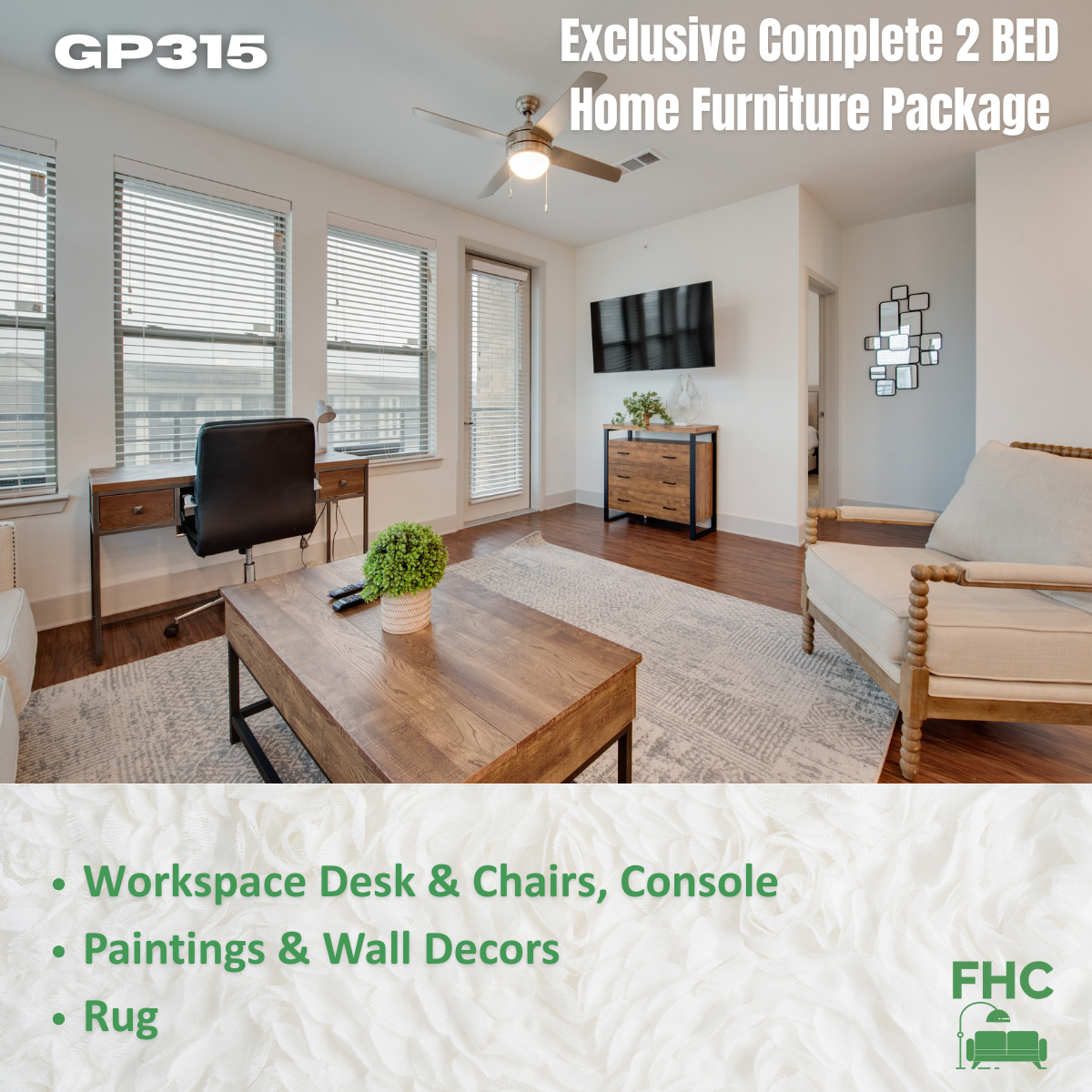 Furniture Deal - Work Station & Livingroom Package