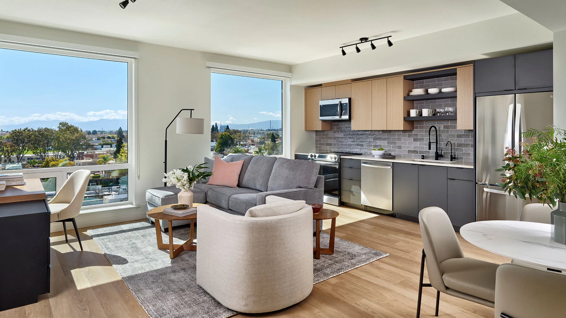 Professionally furnished rental apartment