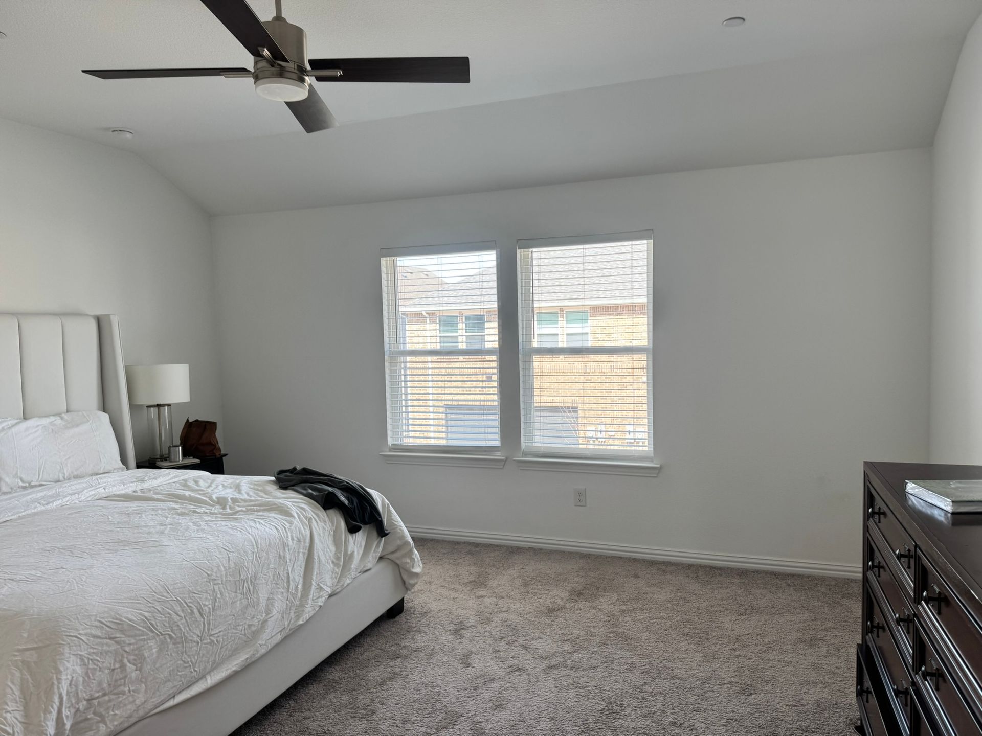 Before - Modern staged Bedroom for a corporate furnished rental in Frisco, Texas