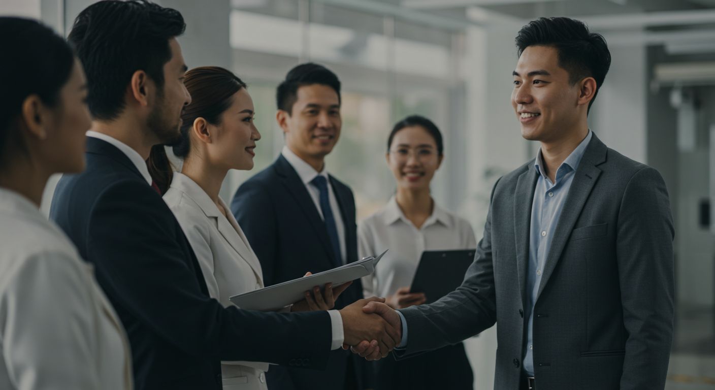 Business team.