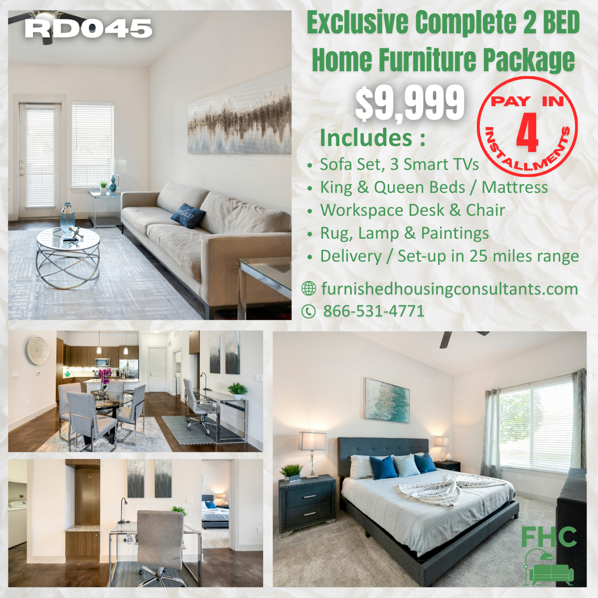 Furniture Deal - Preloved Furniture Package, Richardson, Tx
