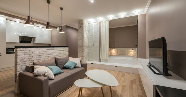 Design, staging, and setup of the apartment.