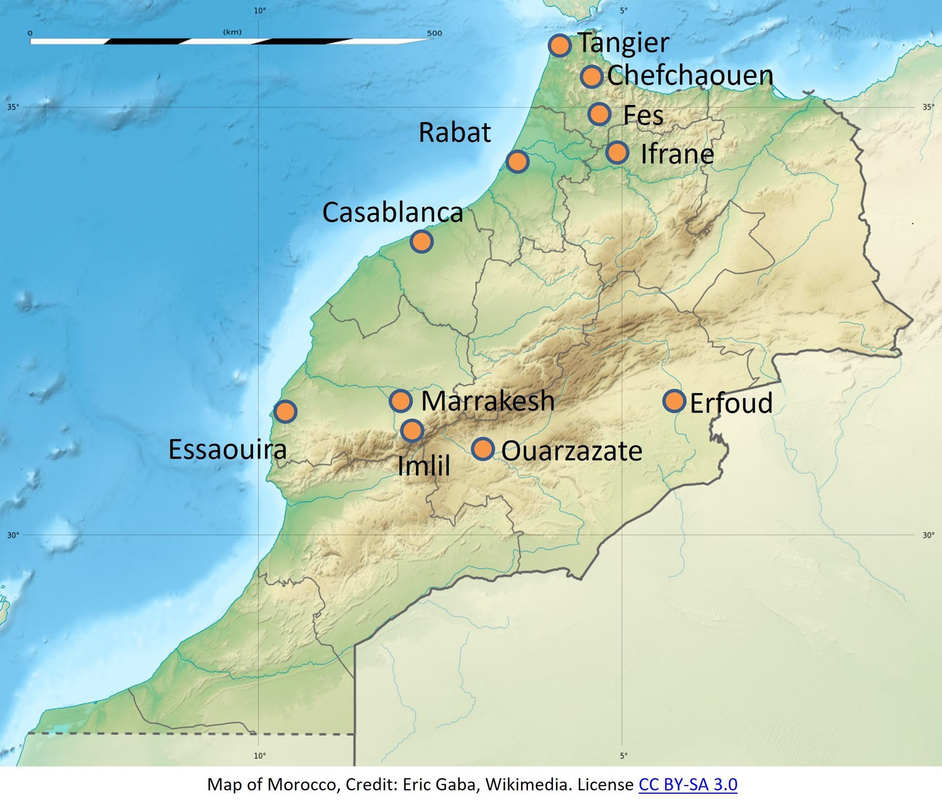 Touring Map of Egypt