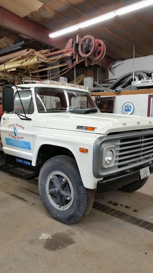 Old white truck