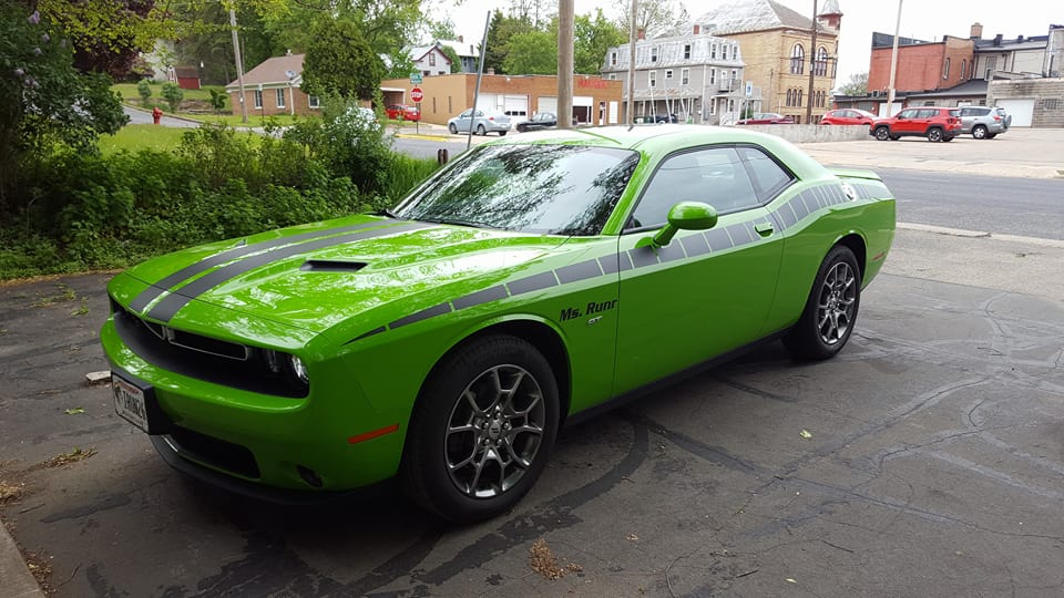 Green car