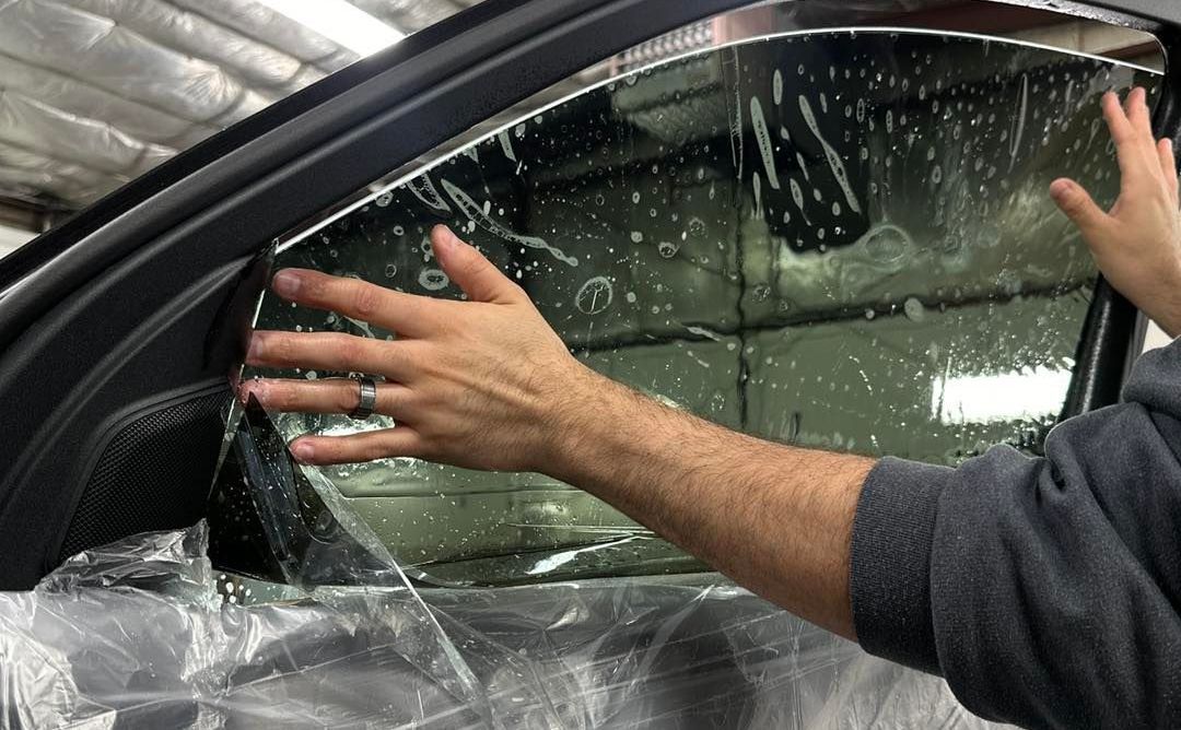 car window tinting installation