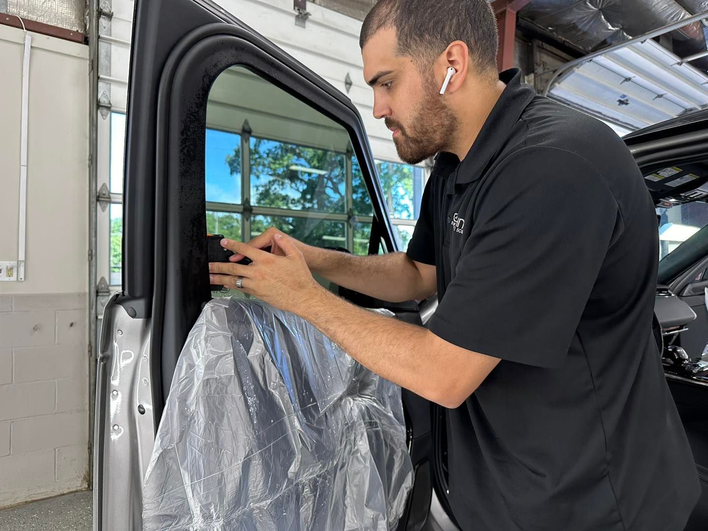professional window tinting installation