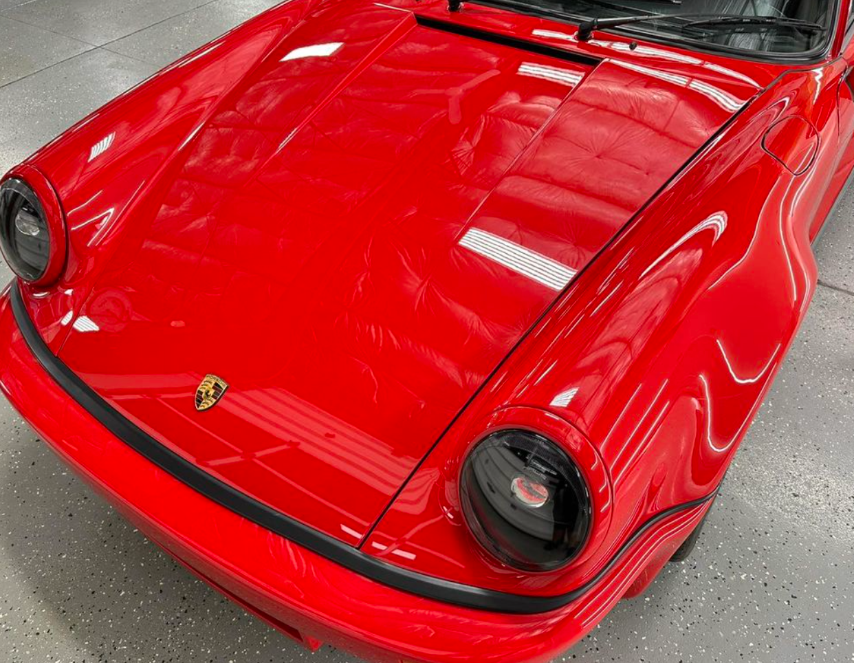 red car with ppf