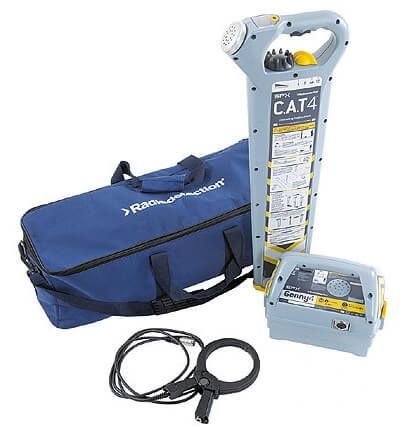 CAT4 Cable and Pipe Locator Kit With Carrying Bag and Accessories — JC Hire in Bli Bli, QLD