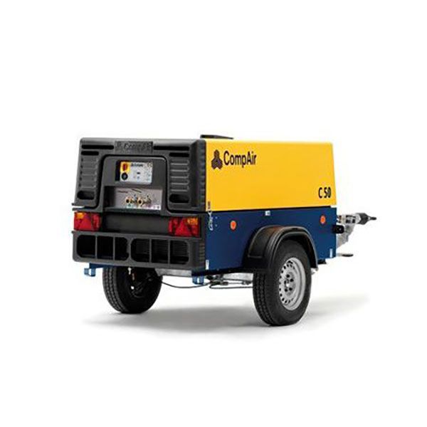 A Yellow And Blue Compressor — JC Hire In Bli Bli, QLD