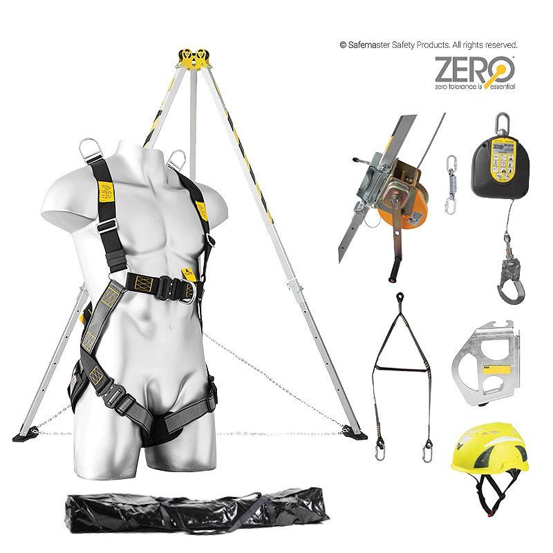 Fall Protection Kit, Tripod, Harness, Srl, Rescue Device, Helmet, for Confined Space — JC Hire in Bli Bli, QLD